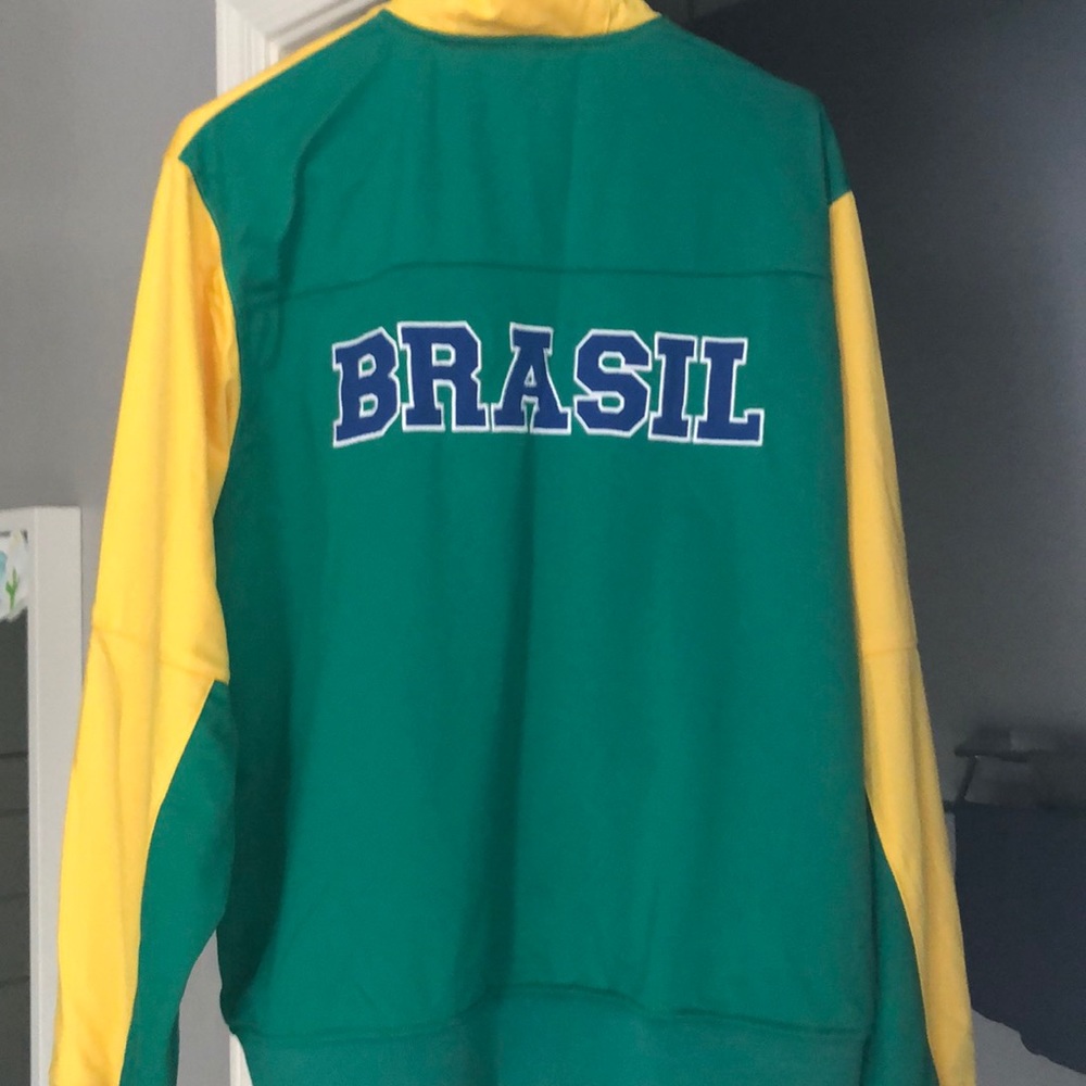 Brazil soccer warm up
